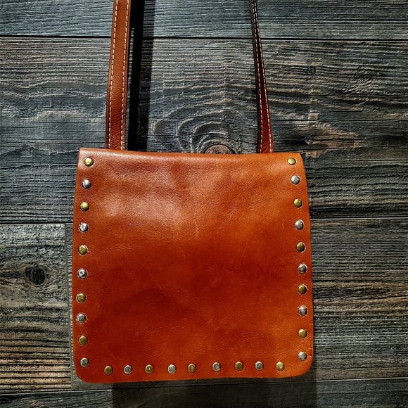 Patricia Nash Blanca Rivet Flap Crossbody